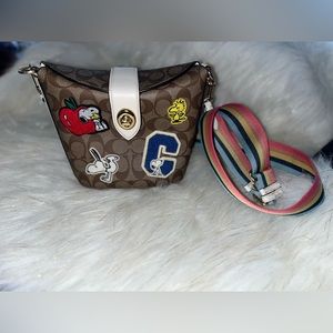 Coach X Peanuts Snoopy Addie Crossbody